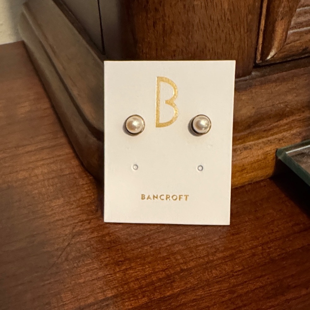 Pearl Stud Earrings